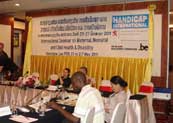 recent seminar of Handicap International